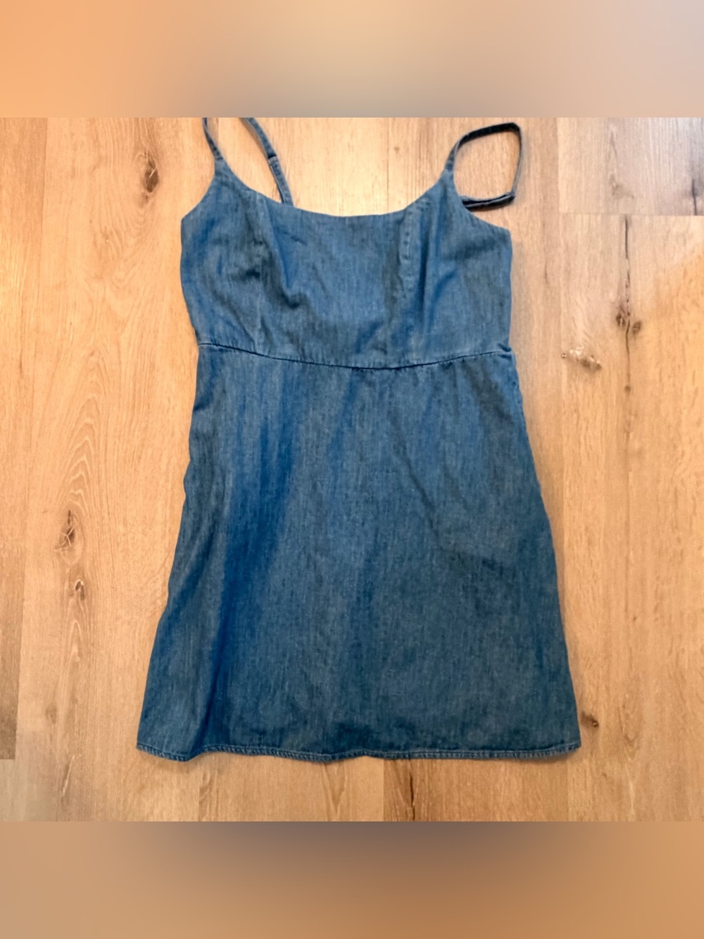 Old Navy Denim Chambray Cami Mini Dress with Pockets